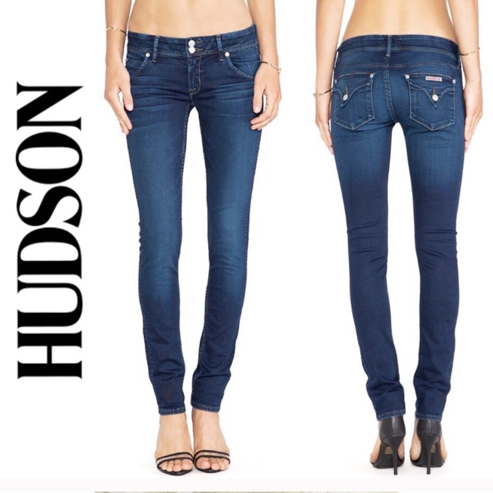 NWT🔥Hudson Collin Midrise Supermodel Skinny Jeans